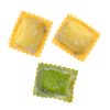 Artisanal pasta White/green quadratoni - Destefano Italy